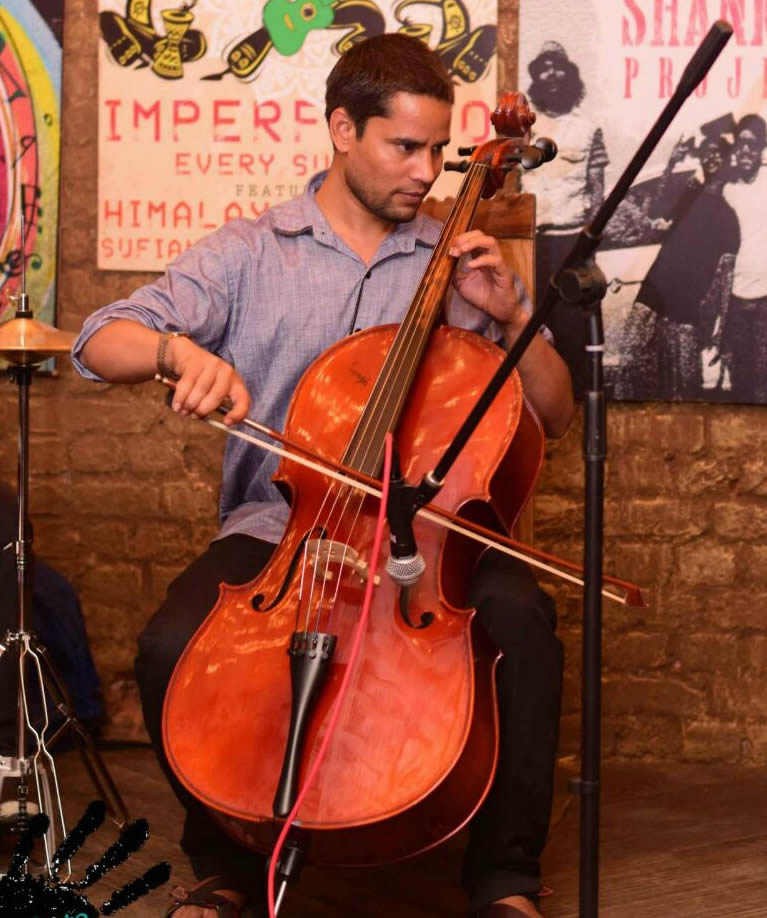 indian cello player chandigarh india